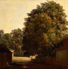 Landscape with Chestnut Tree, Peter DeWint, 1784-1849, British