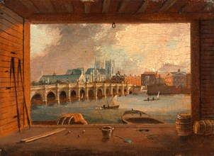 A View of Westminster Bridge, London, Daniel Turner, active 1782-1805, British