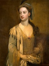 A Woman Called Lady Mary Wortley Montagu Inscribed in red ocher paint, lower right: "Lady M.