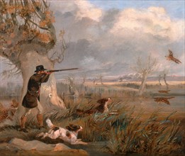 Duck Shooting Signed, lower left: "H Alken", Henry Thomas Alken, 1785-1851, British