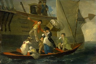 A Married Sailor's Adieu, Julius Caesar Ibbetson, 1759-1817, British