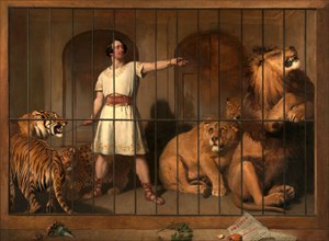 Portrait of Mr. Van Amburgh, As He Appeared with His Animals at the London Theatres Captain van