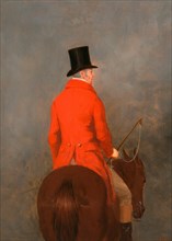 Portrait of Thomas Cholmondeley, 1st Lord Delamere, on His Hunter (study for "The Cheshire Hunt at