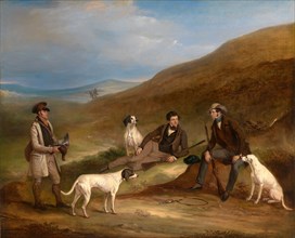 Edward Horner Reynard and his Brother George Grouse-Shooting At Middlesmoor, Yorkshire, with Their