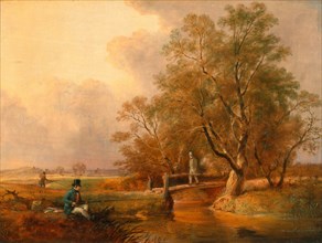 Fishing: Bottom Fishing, William Jones, active 1832-1836, British