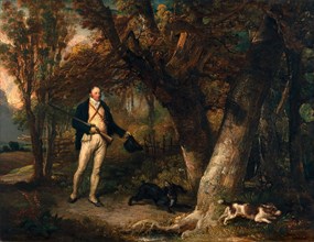 The Reverend Thomas Levett and Favourite Dogs, Cock-shooting Portrait of the Rev. T. (Thomas)