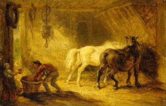 Interior of a Stable, James Ward, 1769-1859, British