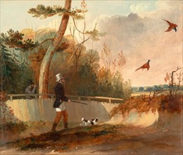 Pheasant Shooting, Samuel John Egbert Jones, active 1820-1845, British
