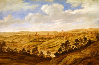 Richmond Castle, Yorkshire, Alexander Keirincx, 1600-1652, Flemish
