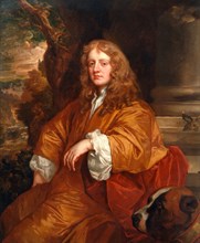 Sir Ralph Bankes Inscribed on dog collar, lower right: "Sr RB", Peter Lely, 1618-1680, Dutch
