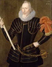 Portrait of a Man An Unknown Military Commander, Aged 60, signed and dated 1593 Dated in yellow