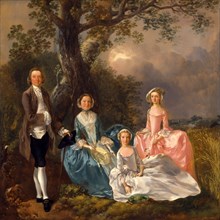 The Gravenor Family John and Ann Gravenor, with their daughters, Thomas Gainsborough, 1727-1788,