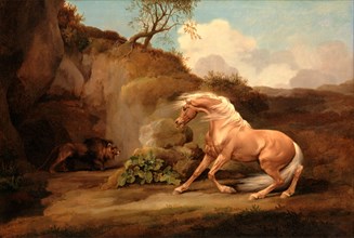 Horse Frightened by a Lion, George Stubbs, 1724-1806, British