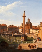 A View of Trajan's Forum, Rome, Italy Charles Lock Eastlake, 1793-1865, British