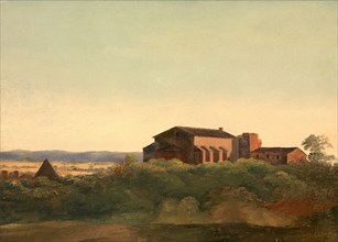 A View of the Church of S. Sabina and the Pyramid of Cestius, Rome, Charles Lock Eastlake,