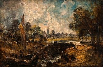 Dedham Lock, John Constable, 1776-1837, British