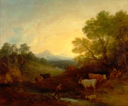 Landscape with Cattle Landscape with Cattle and Figures A Landscape with Cattle and Figures by a