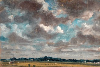 Extensive Landscape with Grey Clouds Study of clouds over a wide landscape, John Constable,