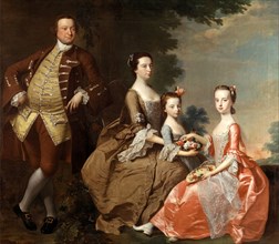 The Thistlethwayte Family, Thomas Hudson, 1701-1779, British