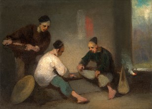 Chinese Gamblers, George Chinnery, 1774-1852, British