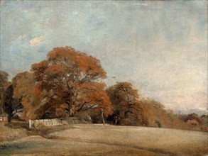 An Autumnal Landscape at East Bergholt, John Constable, 1776-1837, British