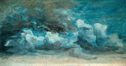 Cloud Study Cumulus Clouds, Lionel Constable, 1828-1887, British