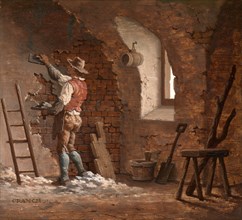 Plasterer Signed, lower left: "CRANCH", John Cranch, 1751-1821, British