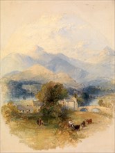 View from Mr. Southey's House, Keswick, Thomas Creswick, 1811-1869, British