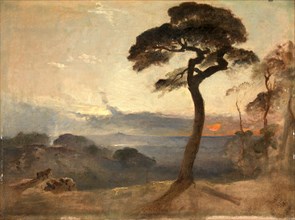 Hampstead Heath, Sunset, Francis Danby, 1793-1861, British