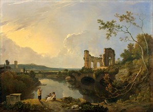 Italian Landscape (Morning), Richard Wilson, 1714-1782, British