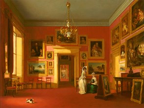 Lord Northwick's Picture Gallery at Thirlestaine House, Robert Huskisson, 1820-1861, British