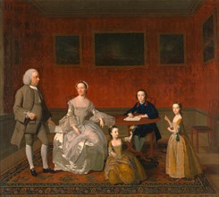 The Buckley-Boar Family, unknown artist, 18th century, British