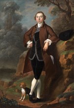 William Farington of Shawe Hall, Lancashire Robert Vernon Atherton and his Dog, Arthur Devis,