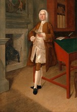 An Unknown Man in a Library, Arthur Devis, 1712-1787, British