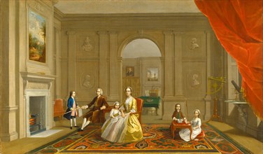 The John Bacon Family, Arthur Devis, 1712-1787, British