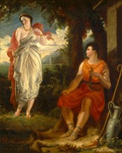 Venus and Anchises, Benjamin Robert Haydon, 1786-1846, British