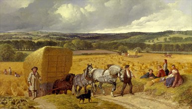 Harvest Signed and dated, lower center: "J.F. Herring 1857", John Frederick Herring, 1795-1865,