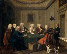 A Club of Gentlemen, Joseph Highmore, 1692-1780, British