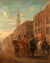 Restoration Procession of Charles II at Cheapside, London William Hogarth, 1697-1764, British