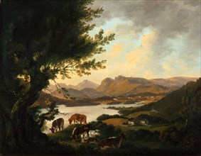 Lake Windermere, Julius Caesar Ibbetson, 1759-1817, British
