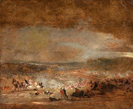 Study for 'Battle of Waterloo' Study for 'Battle of Waterloo', 1815, George Jones, 1786-1869,