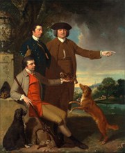 Self-Portrait with His Father and His Brother The Artist and His Brother Charles, After