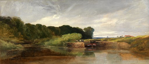 Hanham Lock on the Avon, William James Muller, 1812-1845, British