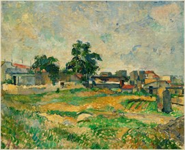 Paul Cézanne, French (1839-1906), Landscape near Paris, c. 1876, oil on canvas