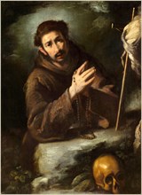 Bernardo Strozzi, Italian (1581-1582-1644), Saint Francis in Prayer, c. 1620-1630, oil on canvas