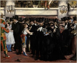Edouard Manet, French (1832-1883), Masked Ball at the Opera, 1873, oil on canvas