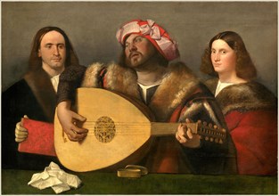 Cariani, Italian (1485-1490-1547 or after), A Concert, c. 1518-1520, oil on canvas