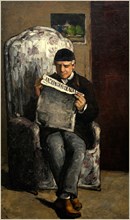 Paul Cézanne, French (1839-1906), The Artist's Father, Reading "L'Evénement", 1866, oil on canvas