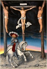 Lucas Cranach the Elder, German (1472-1553), The Crucifixion with the Converted Centurion, 1536,