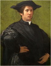 Rosso Fiorentino, Italian (1494-1540), Portrait of a Man, early 1520s, oil on panel